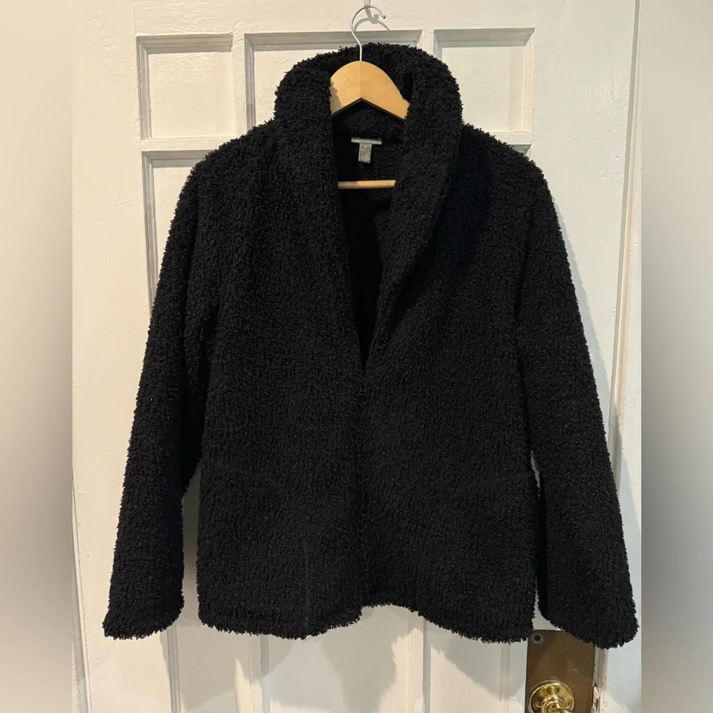 J. Crew Black Teddy Jacket